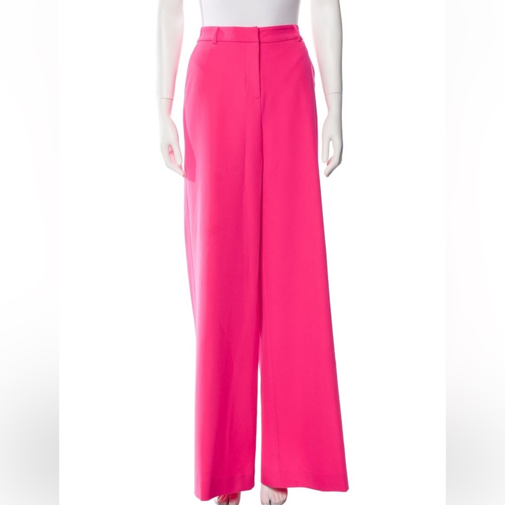 Vibrant Pink Wide-Leg Women's Pants